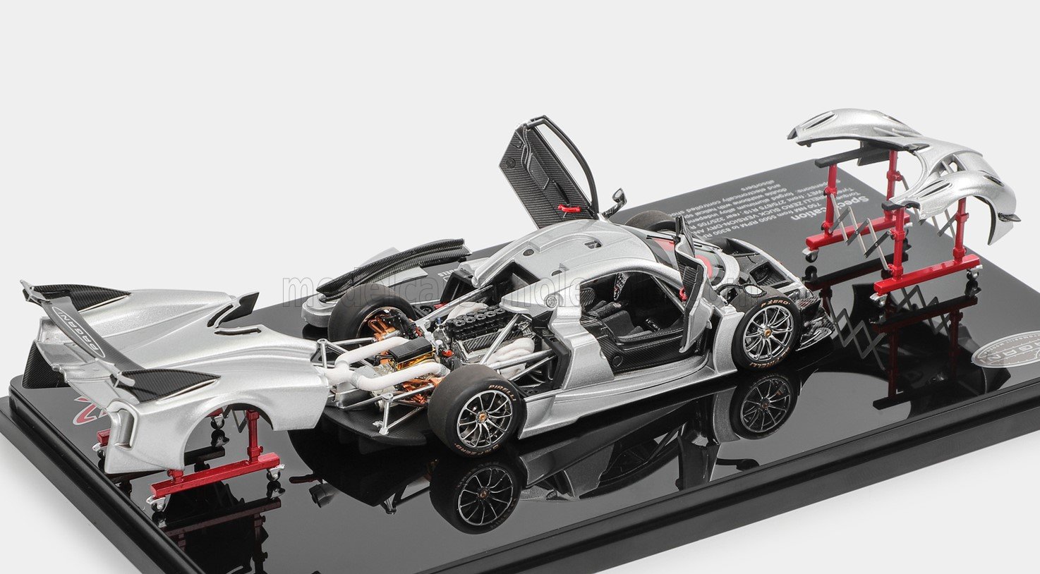 1:43 LCD Models - 2021 Pagani Huayra R Silver