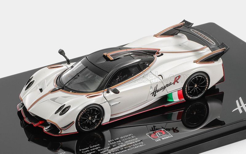 1:43 LCD Models - 2021 Pagani Huayra R White