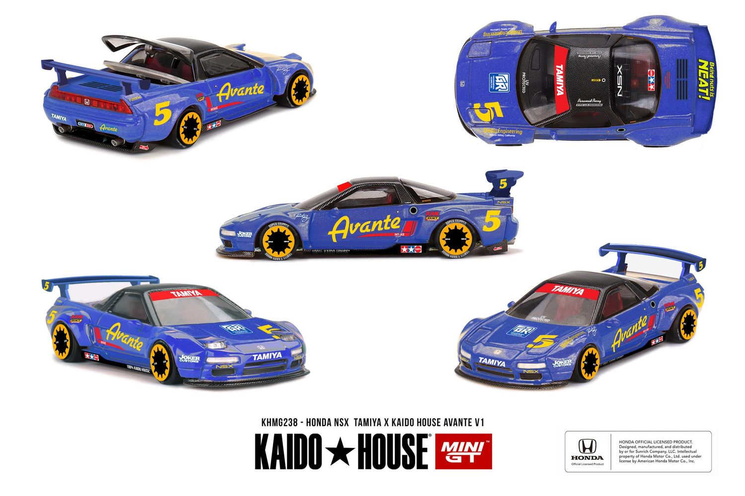 1:64 Mini GT - Honda NSX  TAMIYA x KAIDO HOUSE