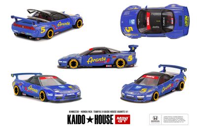 1:64 Mini GT - Honda NSX TAMIYA x KAIDO HOUSE 1:64 Mini GT - Honda NSX TAMIYA x KAIDO HOUSE "AVANTE" V1