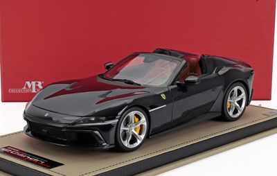 1:18 MR Collection Models - Ferrari 12 Cilindri Convertible Blu Pozzi