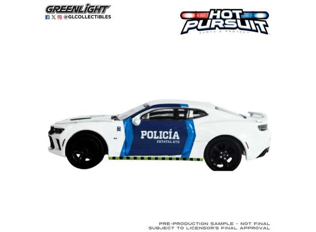 1:64 Greenlight - 2017 Chevrolet Camaro Policia Estatal GTO *Hot Pursuit Series 48* 1:64 Greenlight - 2017 Chevrolet Camaro Policia Estatal GTO *Hot Pursuit Series 48*
