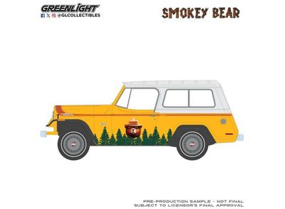 1:64 Greenlight - 1971 Jeep Jeepster Commando, Trees Are Wonderful Friends *Smokey Bear Series 5* 1:64 Greenlight - 1971 Jeep Jeepster Commando, Trees Are Wonderful Friends *Smokey Bear Series 5*