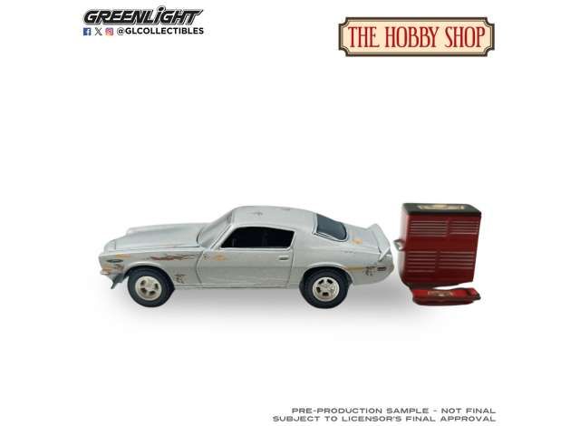 1:64 Greenlight - 1970 Chevrolet Camaro Unrestored with Tool Box and Creeper *The Hobby Shop Series 17* 1:64 Greenlight - 1970 Chevrolet Camaro Unrestored with Tool Box and Creeper *The Hobby Shop Series 17*