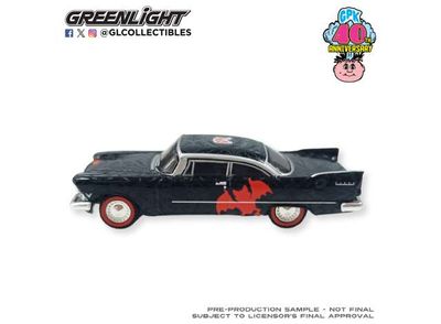 1:64 Greenlight - 1957 Plymouth Savoy, Nasty Nick 40th Anniversary *Garbage Pail Kids Series 9* 1:64 Greenlight - 1957 Plymouth Savoy, Nasty Nick 40th Anniversary *Garbage Pail Kids Series 9*