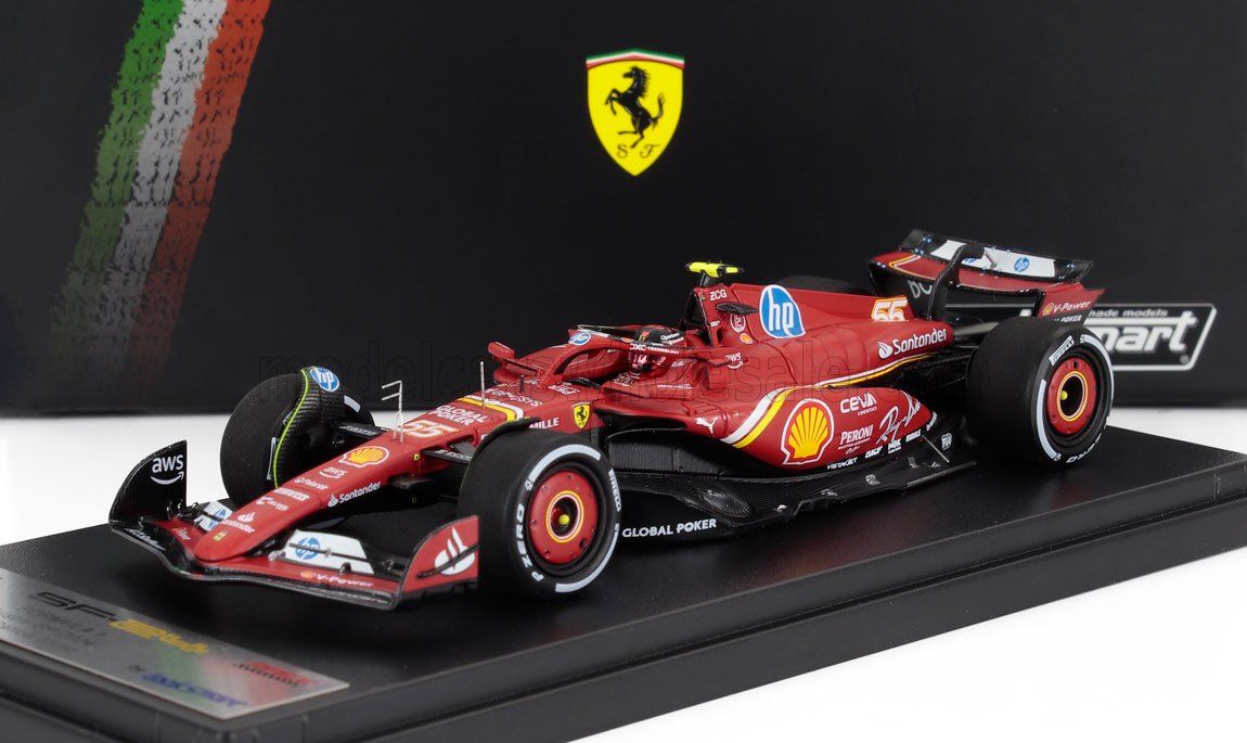 1:43 Looksmart - Ferrari SF-24 Austin GP 2024 – Carlos Sainz 2nd Place 1:43 Looksmart - Ferrari SF-24 Austin GP 2024 – Carlos Sainz 2nd Place