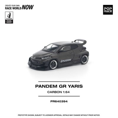 1:64 Pop Race Limited - Pandem GR Yaris, carbon edition