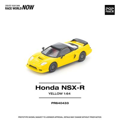1:64 Pop Race Limited - Honda NSX-R, yellow 1:64 Pop Race Limited - Honda NSX-R, yellow