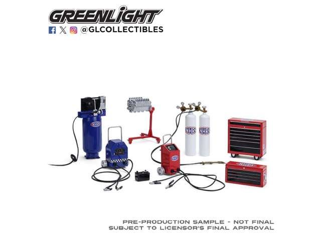 1:18 Greenlight - Shop Tool Set #1 *NHRA*