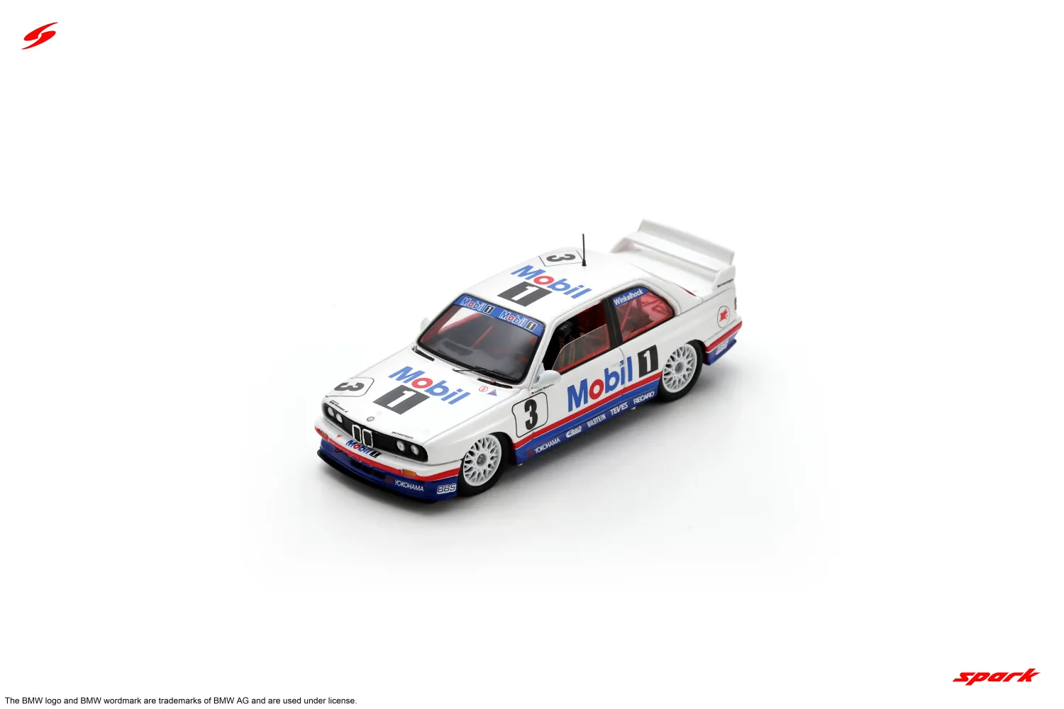 1:43 Spark - BMW E30 M3 No.3 Macau Guia Race 1992 Joachim Winkelhock