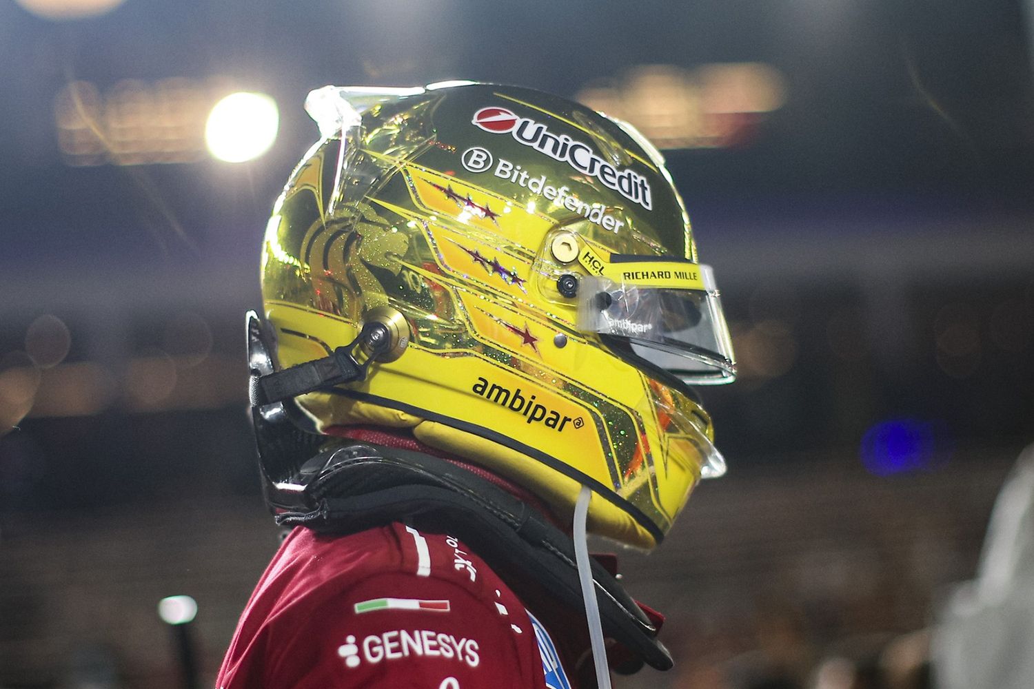 1:5 Looksmart Helmets - Lewis Hamilton – Scuderia Ferrari HP Singapore GP 2025