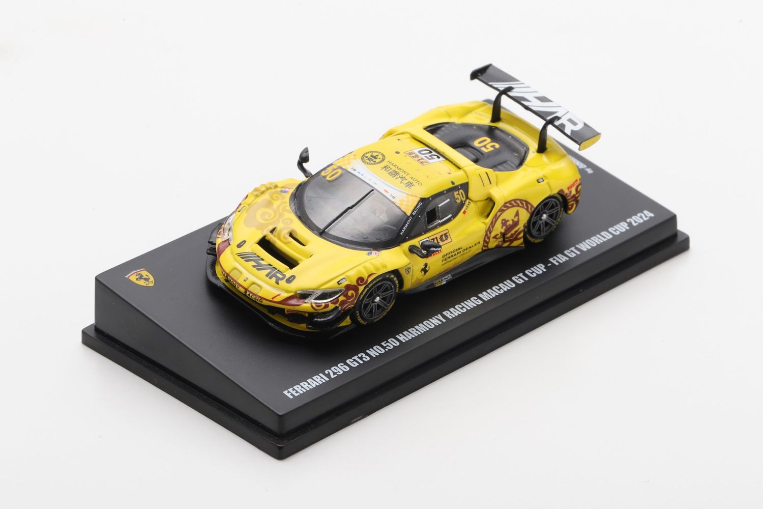 1:64 Looksmart - Ferrari 296 GT3 No.50 Harmony Racing Macau GT Cup – FIA GT World Cup 2024 Ye Yifei