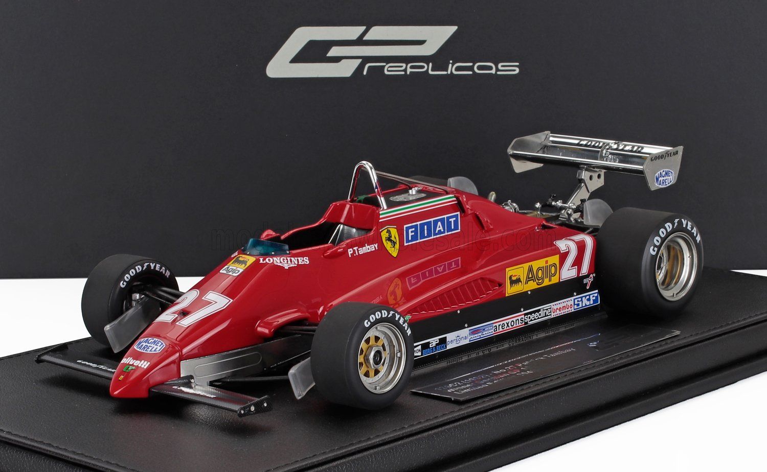 1:18 GP Replicas - Ferrari F1 126C2 (late version) #27 Winner German GP 1982 Patrick Tambay