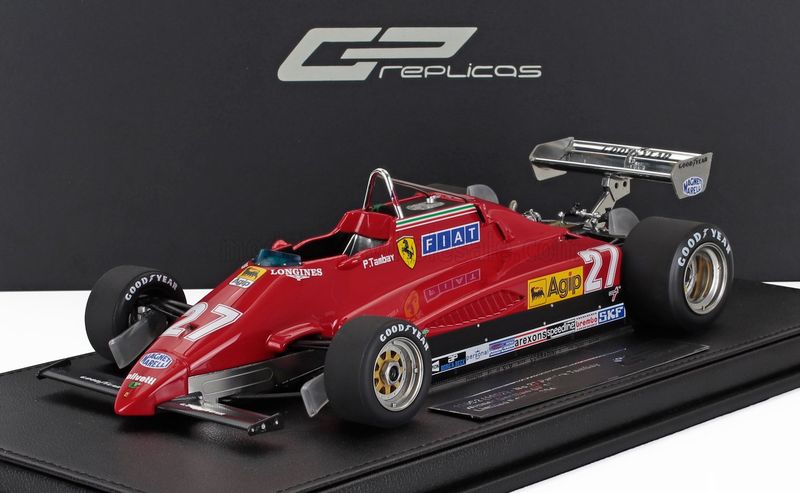 1:18 GP Replicas - Ferrari F1 126C2 (late version) #27 Winner German GP 1982 Patrick Tambay 1:18 GP Replicas - Ferrari F1 126C2 (late version) #27 Winner German GP 1982 Patrick Tambay