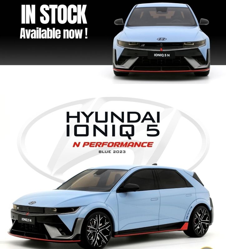 1:18 Otto Mobile - 2024 Hyundai Ioniq 5 N Blue