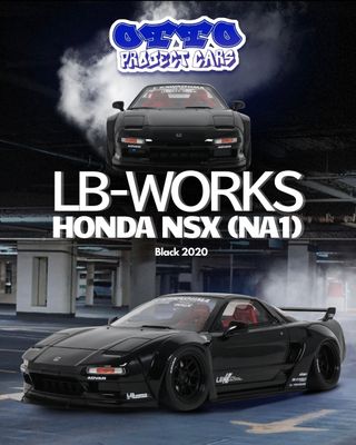 1:18 Otto Mobile - 2020 Honda NSX (NA1) LB Works Black