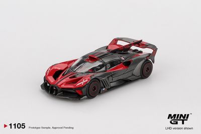 1:64 Mini GT - 2026 Bugatti Bolide, red ultimate *Blister packaging* 1:64 Mini GT - 2026 Bugatti Bolide, red ultimate *Blister packaging*