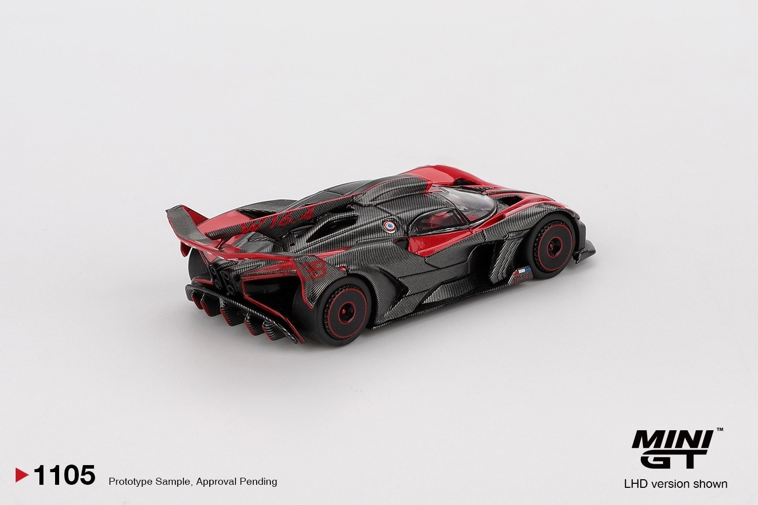 1:64 Mini GT - 2026 Bugatti Bolide, red ultimate *Blister packaging*