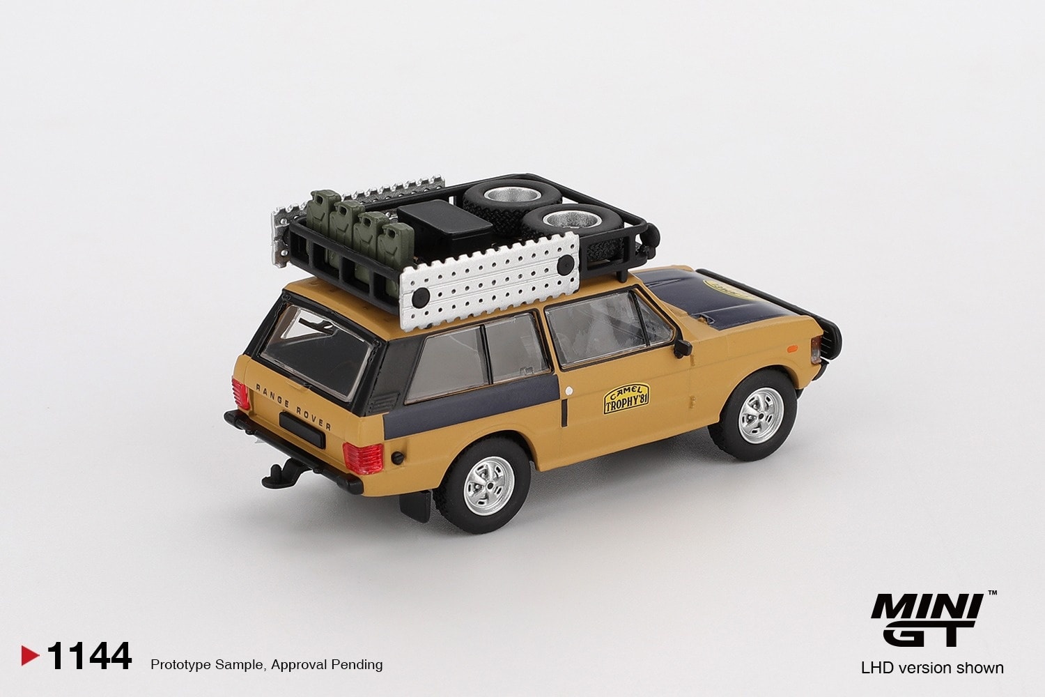 1:64 Mini GT - 1981 Range Rover C.Swoboda & K. Mentel Winner Camel Trophy Sumatra