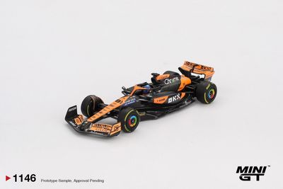 1:64 Mini GT - 2024 McLaren MCL38 #81 Oscar Piastri Hungarian F1 GP *Blister packaging* 1:64 Mini GT - 2024 McLaren MCL38 #81 Oscar Piastri Hungarian F1 GP *Blister packaging*