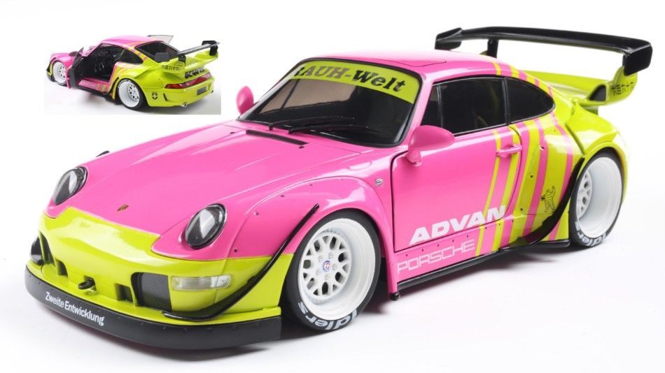 1:18 Solido - 2024 Porsche RWB Pink Green