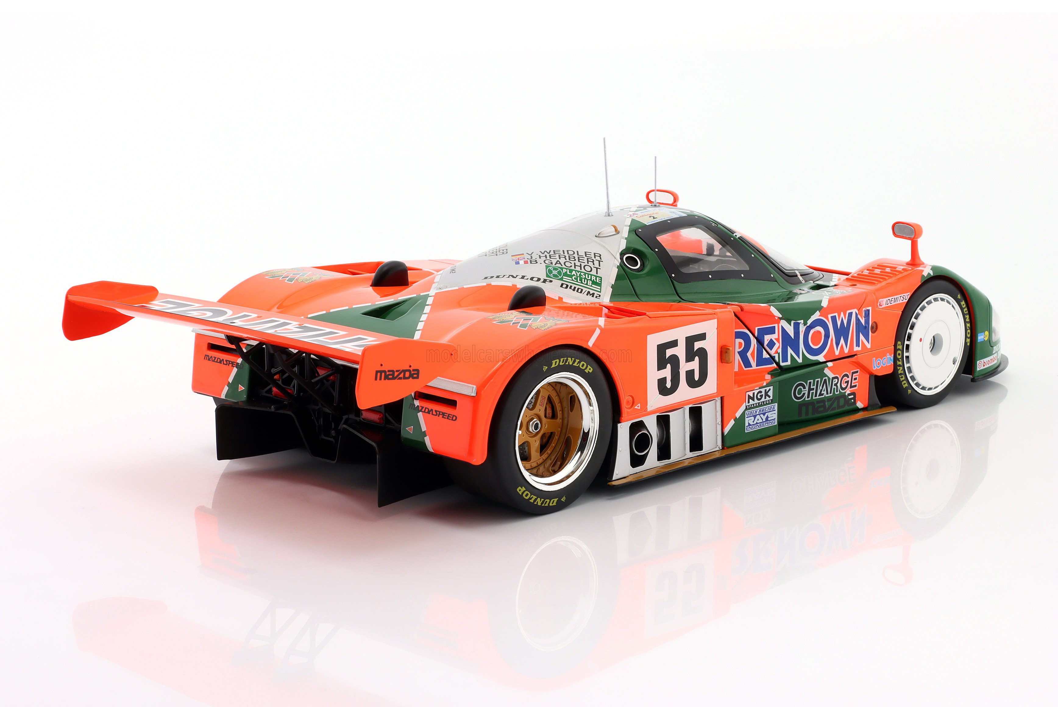 1:12 Werk83 - Mzda 787B 2.6L Team Mazdaspeed Co. LTD. #55 Winner 24h Le Mans 1991 B. Gachot - J. Herbert - V. Weidler