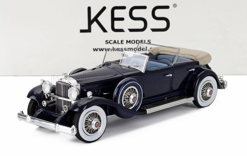 1:43 Kess Model - 1932 Packard 904 Custom Dietrich Duel Cowl Sport Pheaton Open Blue