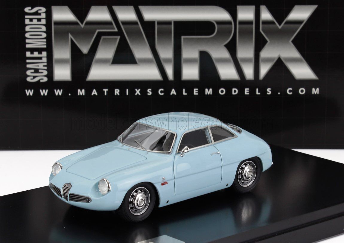 1:43 Matrix - Alfa Romeo Giulietta SZ blue 1961