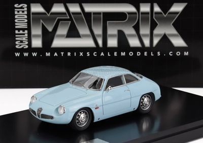 1:43 Matrix - Alfa Romeo Giulietta SZ blue 1961 1:43 Matrix - Alfa Romeo Giulietta SZ blue 1961