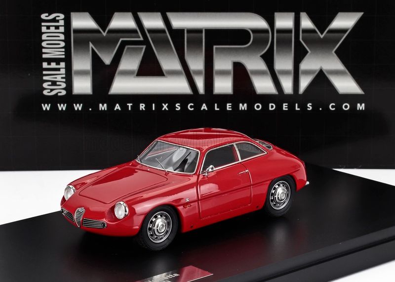 1:43 Matrix - Alfa Romeo Giulietta SZ red 1961 1:43 Matrix - Alfa Romeo Giulietta SZ red 1961
