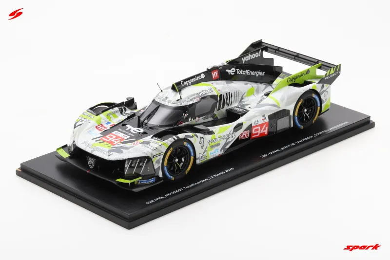 1:18 Spark - Peugeot 9X8 No.94 PEUGEOT TOTALENERGIES Le Mans 24H 2025 L. Duval - M. Jakobsen - S. Vandoorne