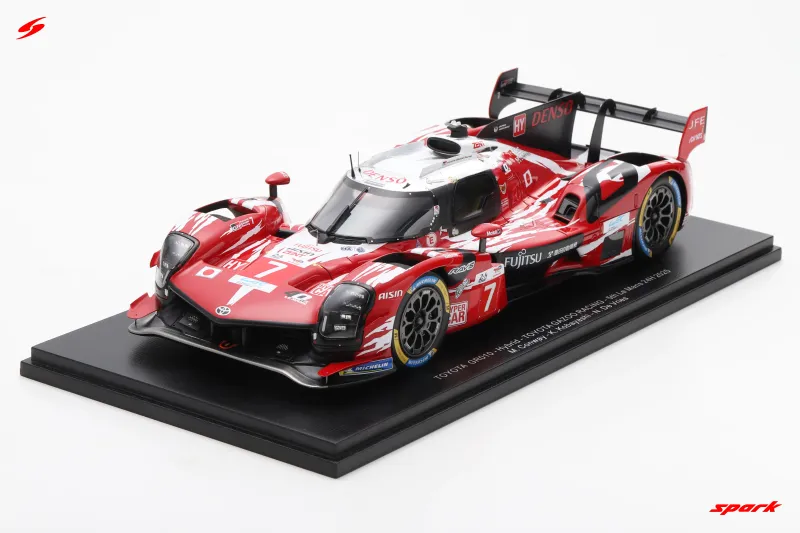 1:18 Spark - Toyota GR010 - Hybrid No.7 TOYOTA GAZOO RACING 5th Le Mans 24H 2025 M. Conway - K. Kobayashi - N. De Vries