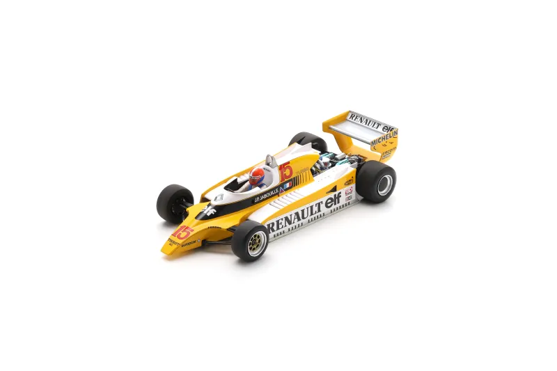 1:18 Spark - Renault RE20 No.15 Winner Austrian GP 1980 Jean-Pierre Jabouille