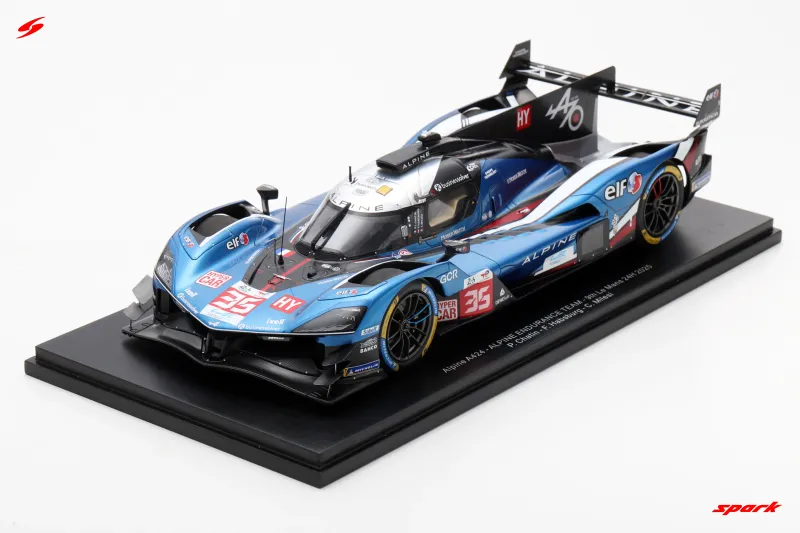 1:18 Spark - Alpine A424 No.35 ALPINE ENDURANCE TEAM 9th Le Mans 24H 2025 P. Chatin - F. Habsburg - C. Milesi