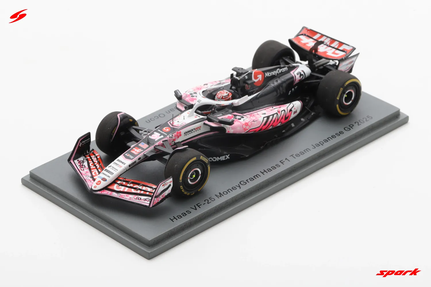 1:43 Spark - Haas VF-25 No.31 MoneyGram Haas F1 Team Japanese GP 2025 Esteban Ocon