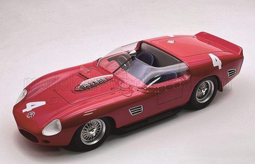 1:18 Tecnomodel - Ferrari 250 TR61 3.0L V12 Spider #4 Winner Pescara GP 1961 L. Bandini - G. Scarlatti