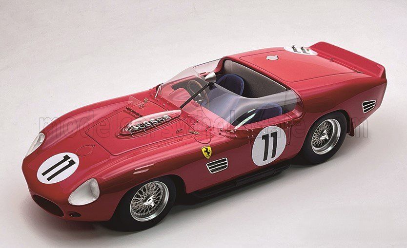 1:18 Tecnomodel - Ferrari 250 TR61 3.0L V12 Team Sefac #11 2nd 24h Le Mans 1961 M. Parkes - W. Mairesse