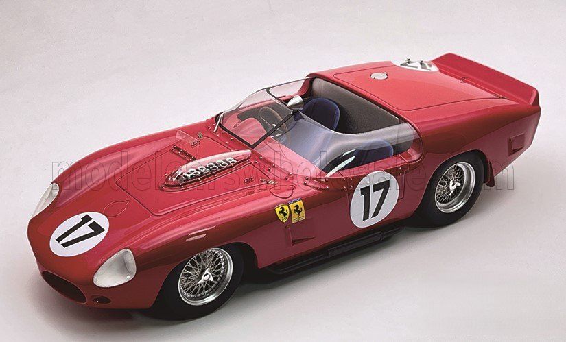 1:18 Tecnomodel - Ferrari 250 TR61 3.0L V12 Spider Team N.A.R.T. North American Racing #17 24 le mans 1961 P. Rodriguez - R. Rodriguez