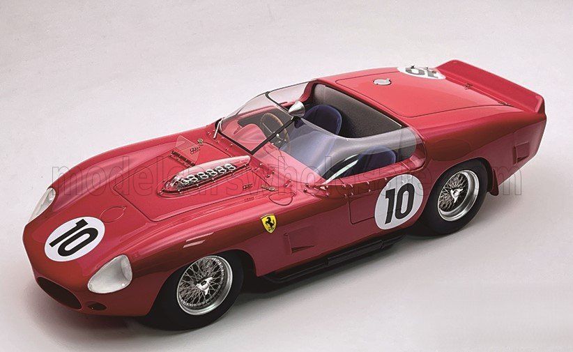1:18 Tecnomodel - Ferrari 250 TR61 3.0L V12 Spider Team Sefac Winner 24h le Mans 1961 O. Gendebien - P. Hill