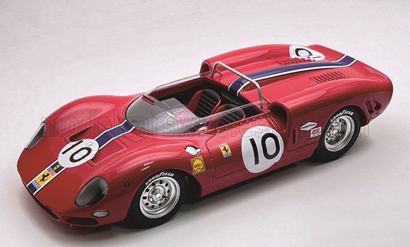 1:18 Tecnomodel - Ferrari 365 P2 4.4L V12 Spider #10 3rd Mosport Canda GP 1965 P. Rodriguez