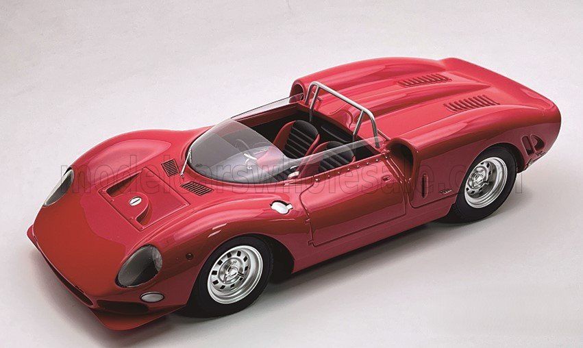 1:18 Tecnomodel - Ferrari 365 P2 4.4L V12 Spider Press Version Red
