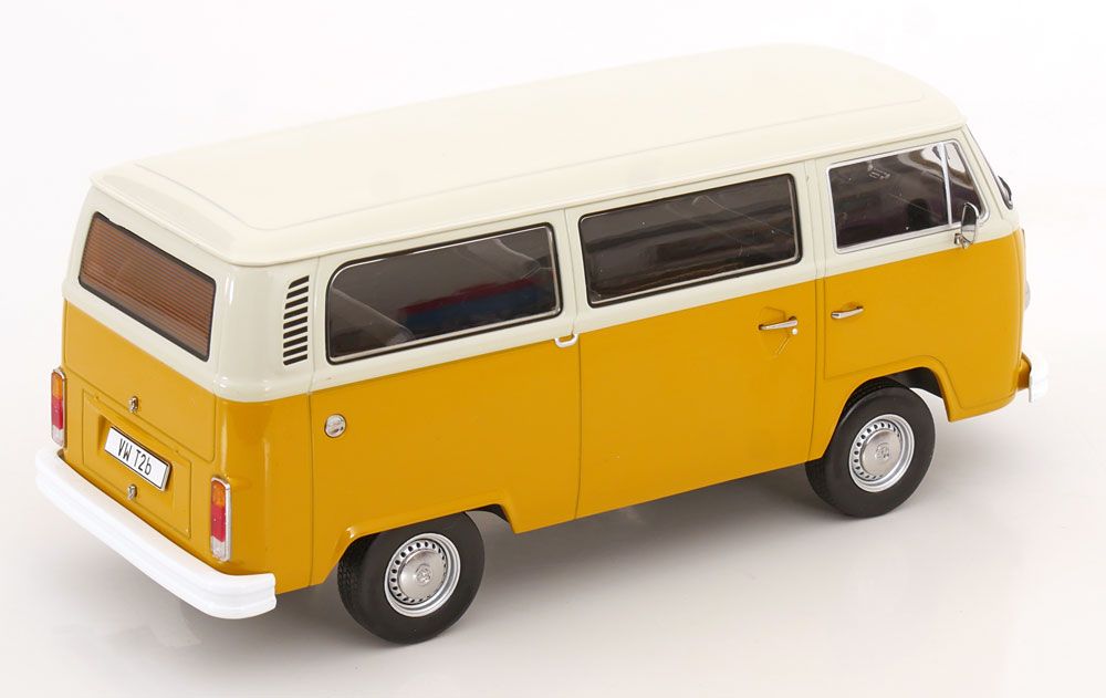 1:18 KK Scale - VW Bus T2b 1972 gelb/weiß