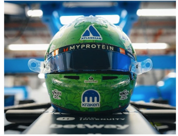 1:5 Spark Helmet - Williams Racing - Alexander Albon - Singapore GP 2025