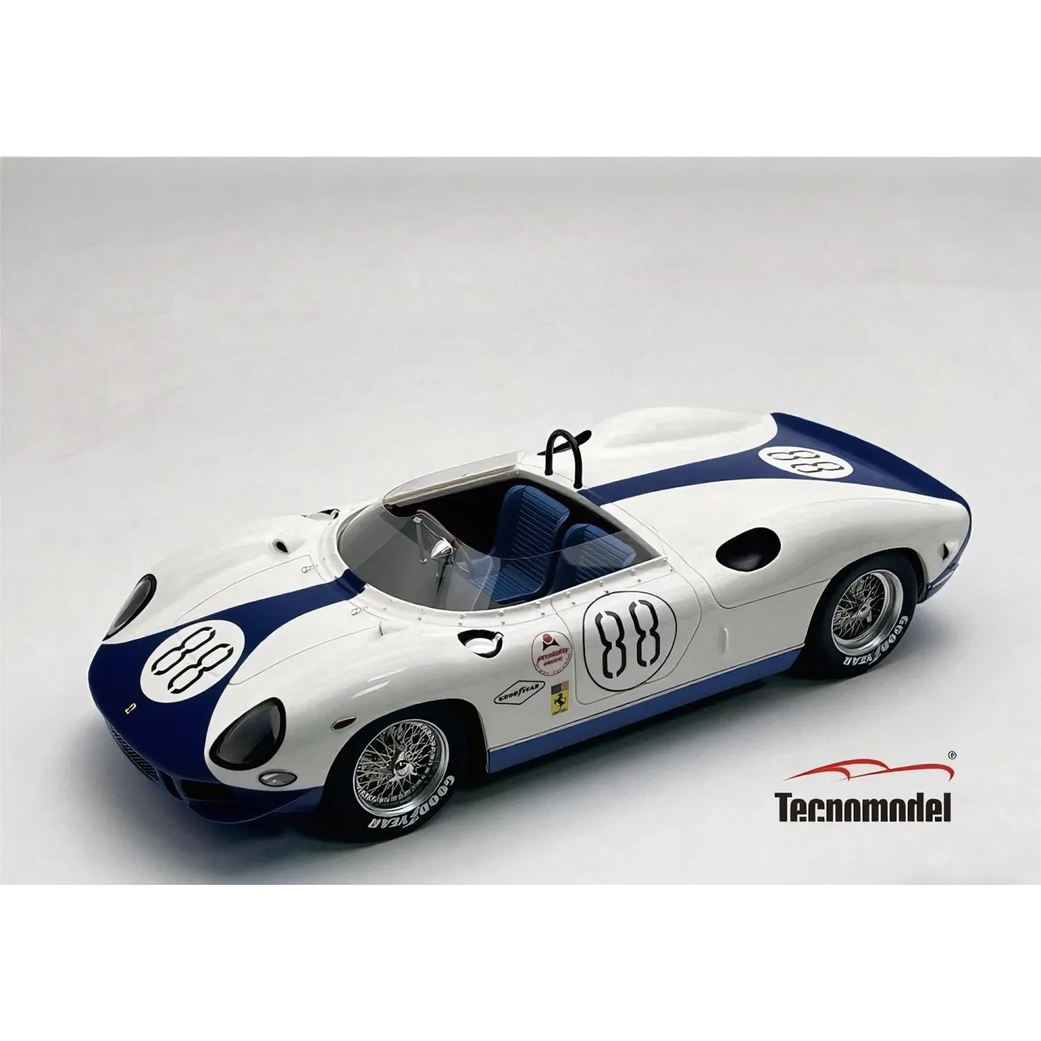 1:18 Tecnomodel - Ferrari 330P 4.0L V12 Team N.A.R.T. North american Racing #88 2000km DAytona 1965 D. Piper - M. Hensgen