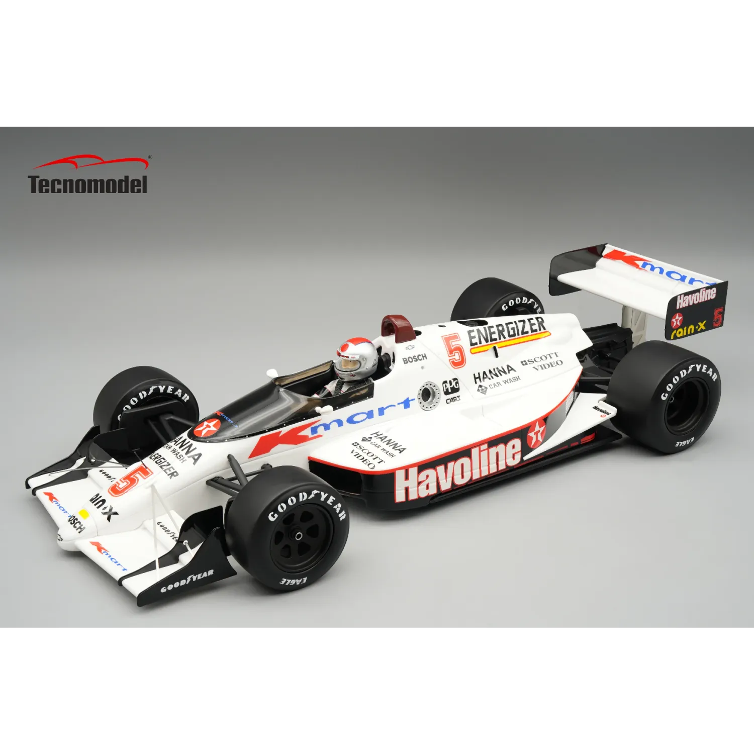 1:18 Tecnomodel - Lola T89 Team Newman Haas Racing #5 Formula Indy Car World Series Season 1989 M. Andretti *With Driver Figure*