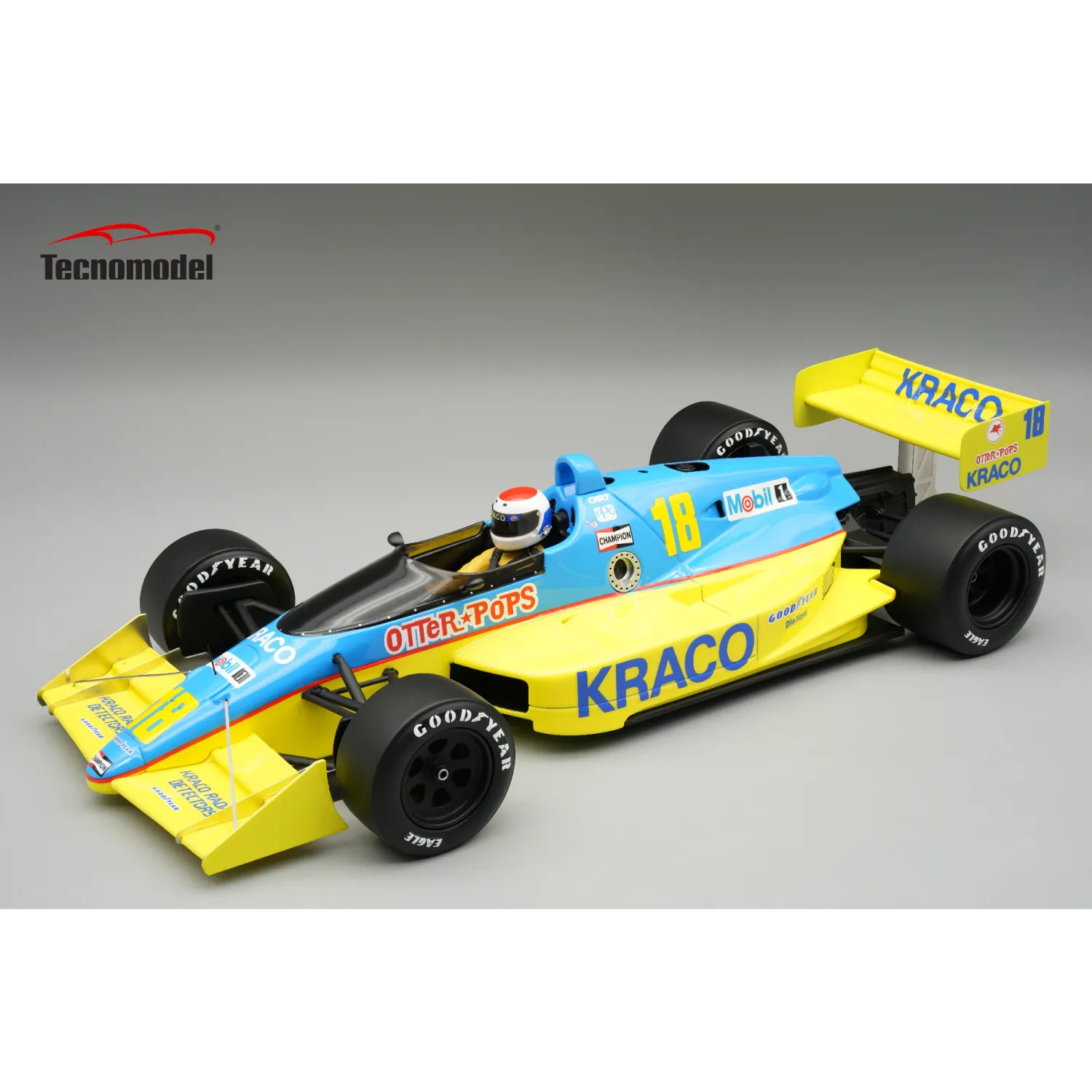 1:18 Tecnomodel - Lola T89 Team Kraco racing #18 Formula Indy Car World Series Season 1989 B. Rahal *With Driver Figure*
