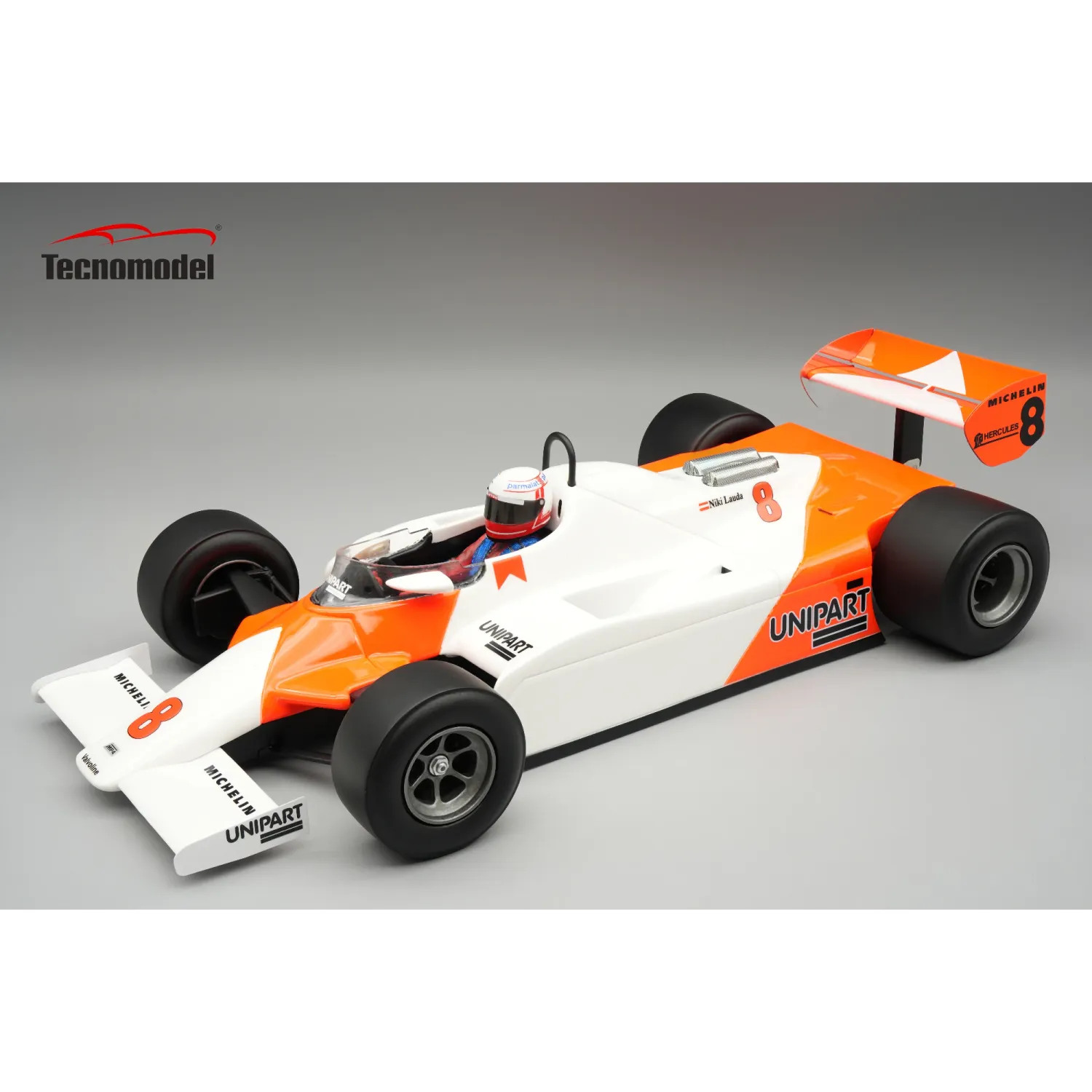 1:18 Tecnomodel - McLaren F1 MP4/1B Ford Cosworth #8 Monaco GP 1982 N. Lauda *With Driver Figure* *Inkl. Decals*