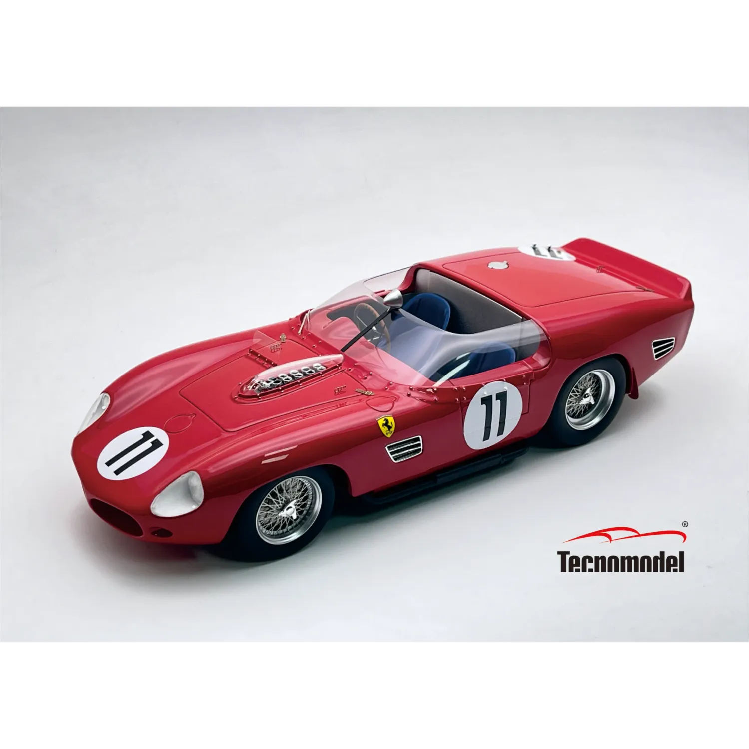 1:18 Tecnomodel - Ferrari 250 TR61 3.0L V12 Team Sefac #11 2nd 24h Le Mans 1961 M. Parkes - W. Mairesse