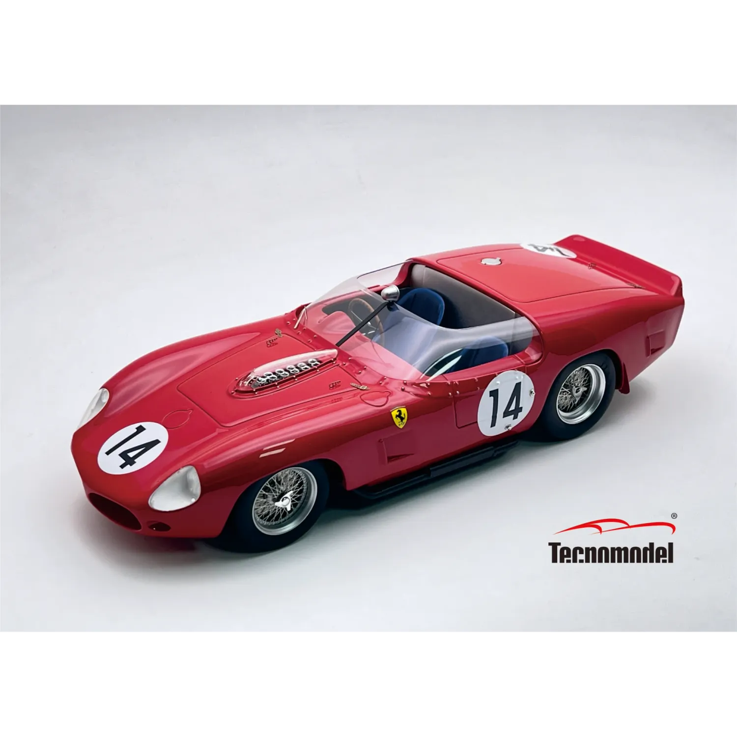 1:18 Tecnomodel - Ferrari 250 TR61 3.0L V12 Spider Team Sefac #14 Winner 12h Sebring 1961 O. Gendebien - P. Hill