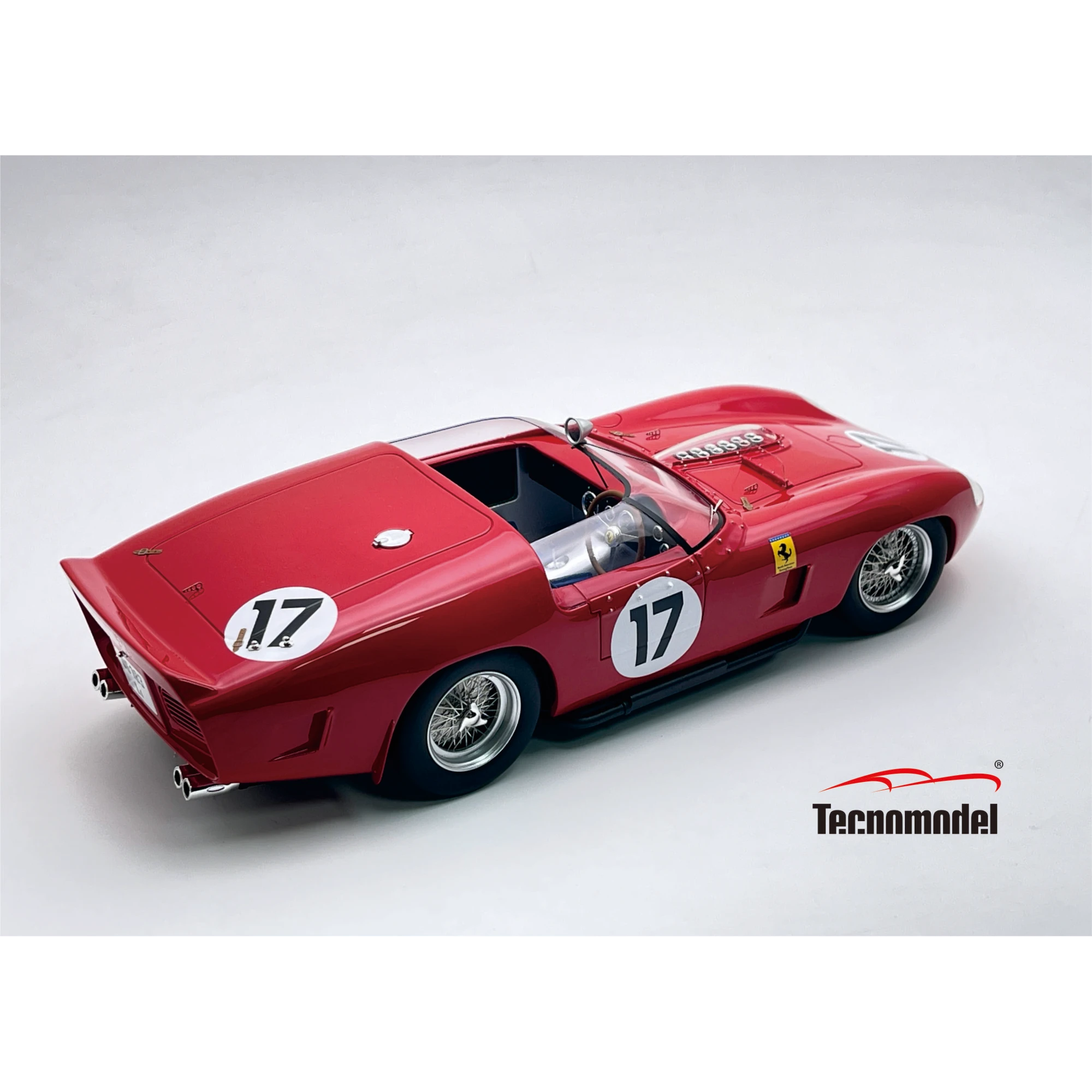 1:18 Tecnomodel - Ferrari 250 TR61 3.0L V12 Spider Team N.A.R.T. North American Racing #17 24 le mans 1961 P. Rodriguez - R. Rodriguez
